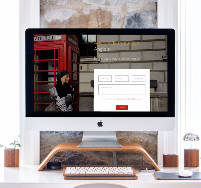 Mise en place et Design d'un site web pour agence de traduction