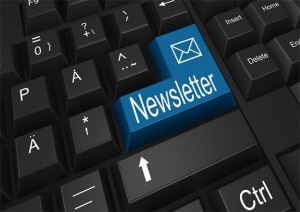 bouton d'envoie de newsletter