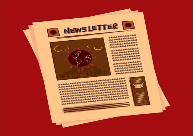 newsletter papier