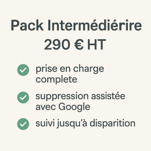 Suppression de fiche Google : Découvrez le pack Intermédiaire