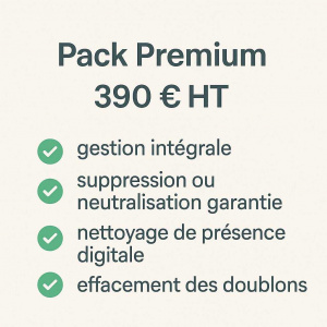 Suppression de fiche Google : Découvrez le pack Premium pour supprimer sa fiche google proprement