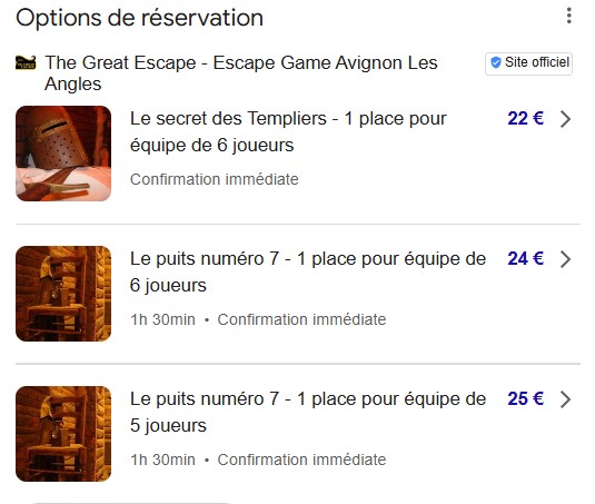 Etude de cas client N°16 : Escape Game Avignon STECA avec création site web de réservation + Social Media
