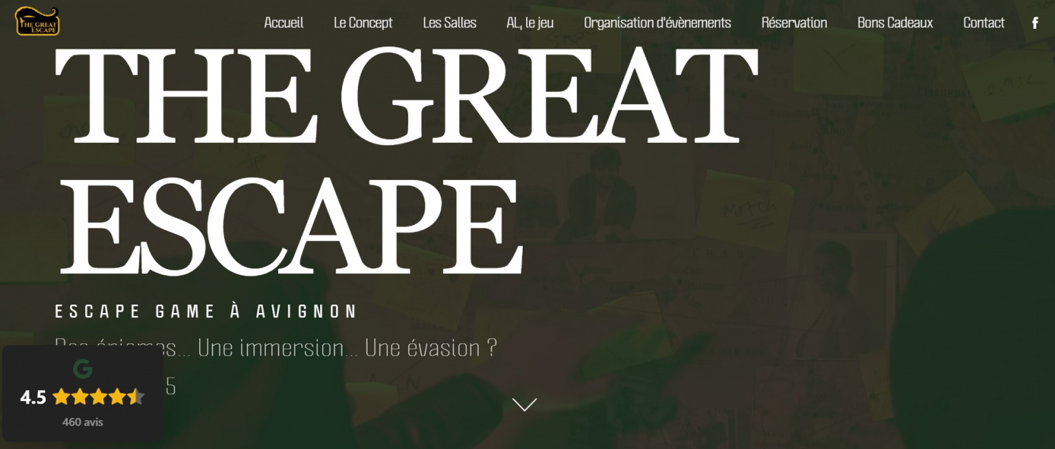 Etude de cas client N°16 : Escape Game Avignon STECA avec création site web de réservation + Social Media