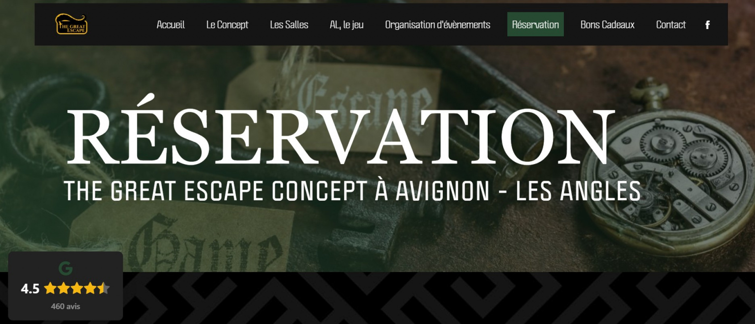 Etude de cas client N°16 : Escape Game Avignon STECA avec création site web de réservation + Social Media