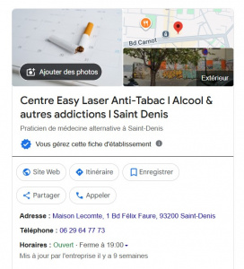 Etude de cas client N°18 - Sevrage Laser Easy Laser Avis Client