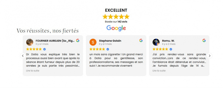 Etude de cas client N°18 - Sevrage Laser Easy Laser Avis Client