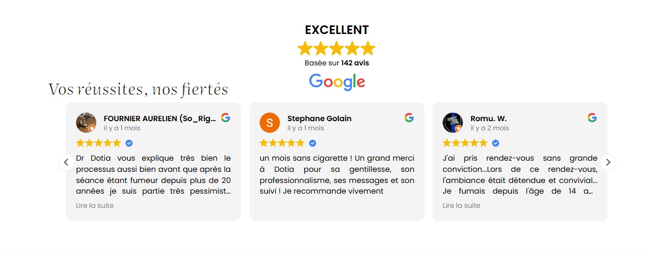 Etude de cas client N°18 - Sevrage Laser Easy Laser Avis Client