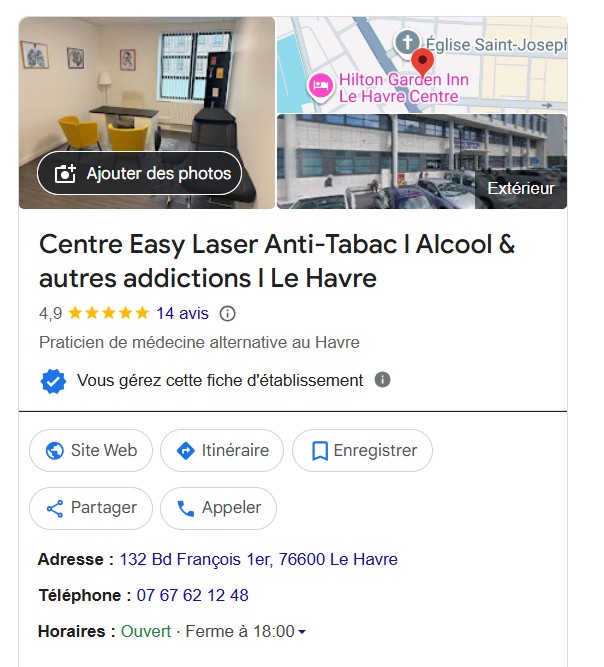 Etude de cas client N°18 - Sevrage Laser Easy Laser Avis Client