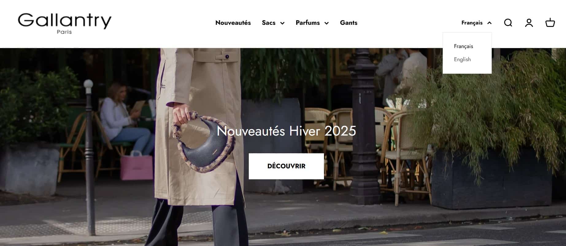 Etude de cas client N°7 - Sac Gallantry Paris