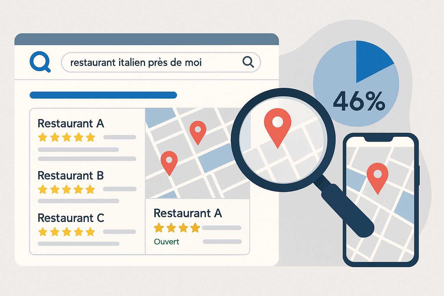 Pourquoi 46% des recherches Google sont locales