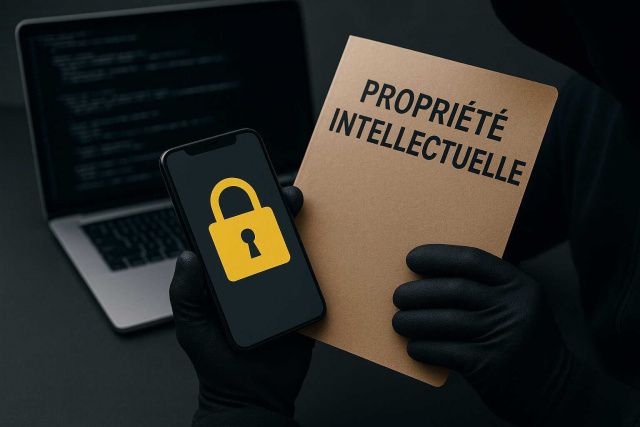 Vol Propriété Intellectuelle de site web et social media