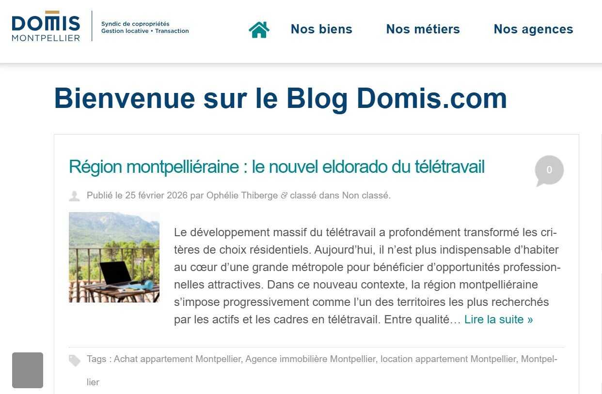 Agence immobilière à Lattes étude de cas e-réputation Google Business