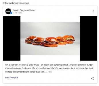 Suspension de fiche Google pour un restaurant de burger : Perte de visibilité immédiate