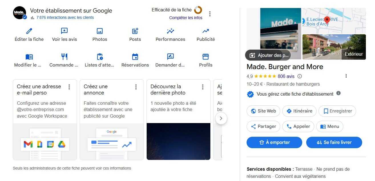Suspension de fiche Google pour un restaurant de burger : Perte de visibilité immédiate