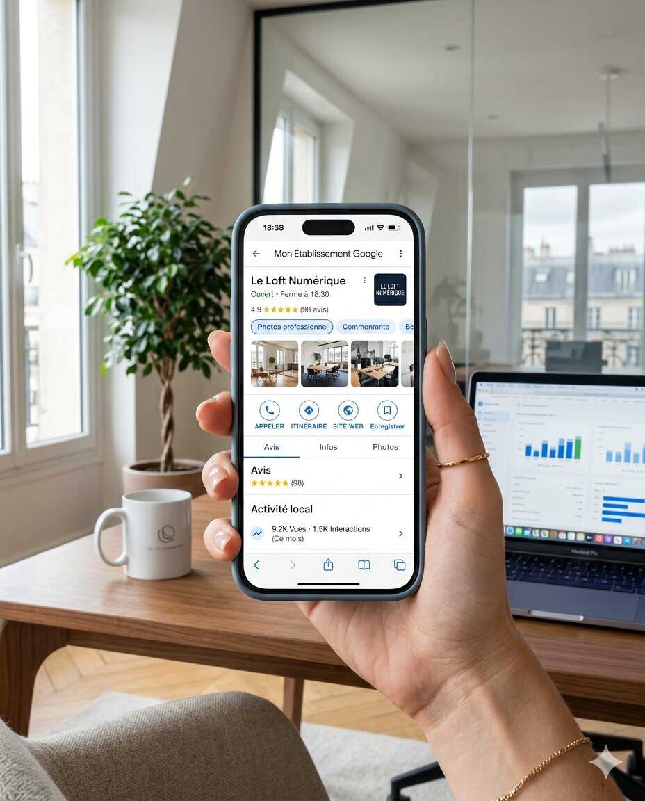 Création de fiche Google Business pour entreprise locale
