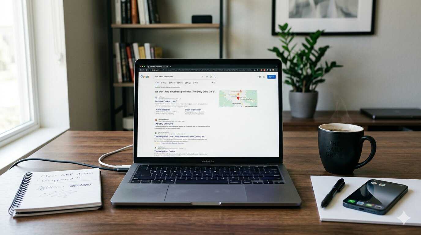 ma fiche google business a disparu