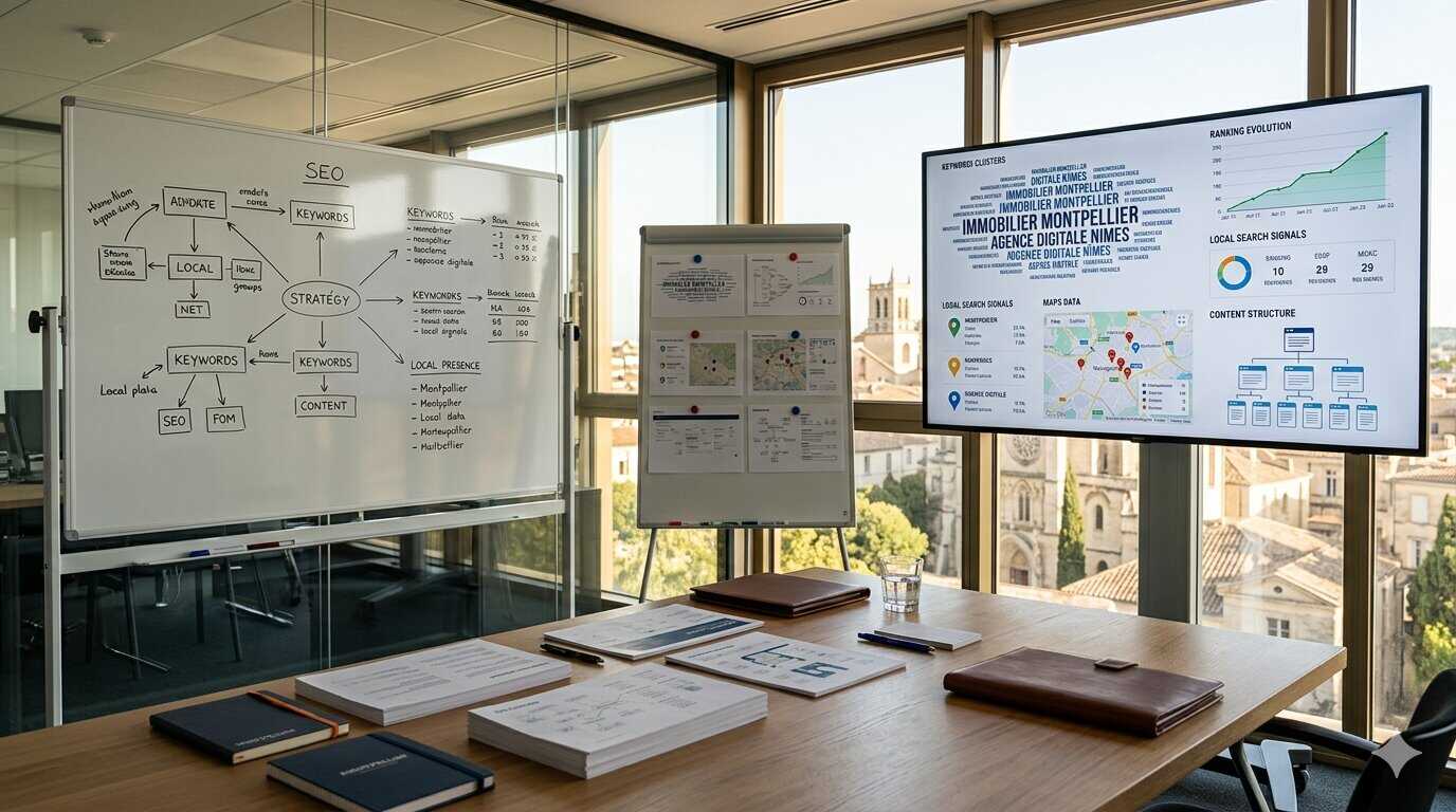 Visibilité SEO locale et positionnement Google Maps pour entreprises à Montpellier