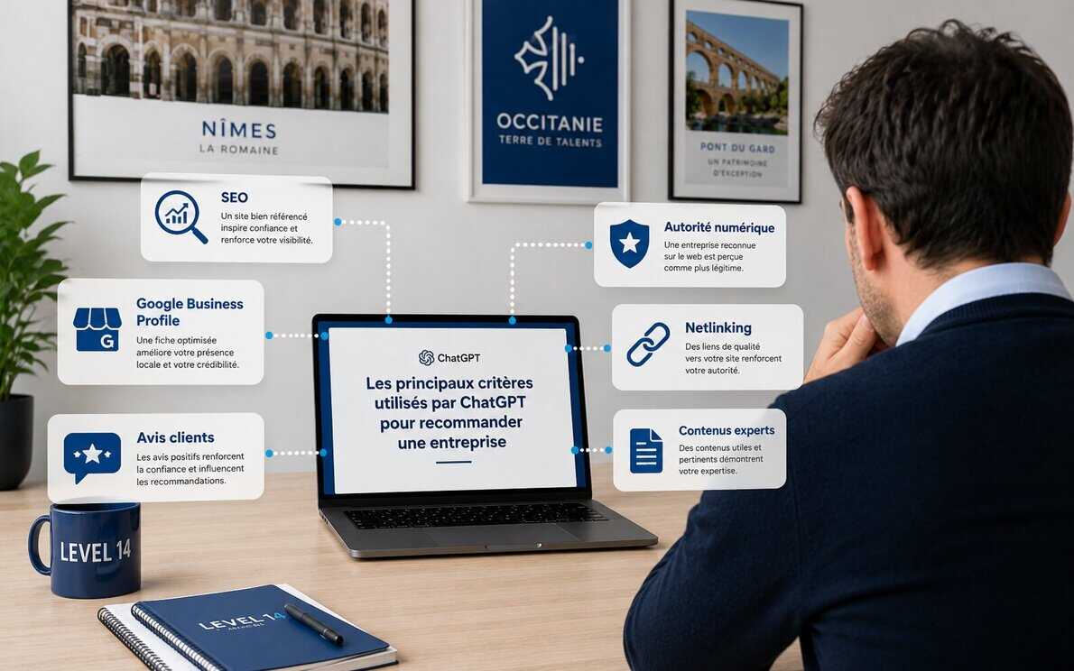 Critères utilisés par ChatGPT pour recommander une entreprise