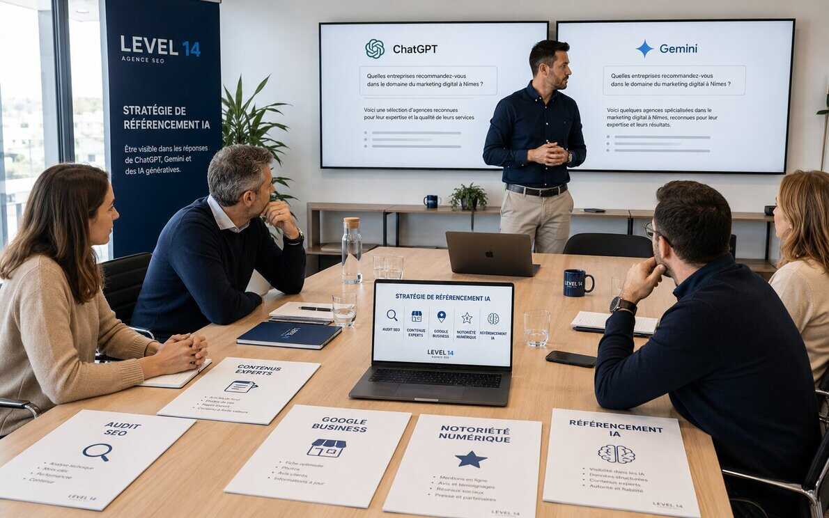 Référencement IA pour améliorer sa visibilité dans ChatGPT et Gemini