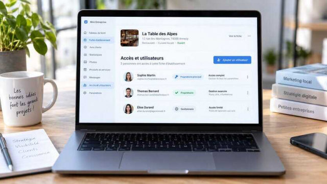 Transfert de propriété d’une fiche Google Business Profile entre deux gestionnaires